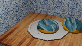 Low-poly N64 style donut